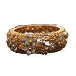 Celestial Charm Gold Bangle