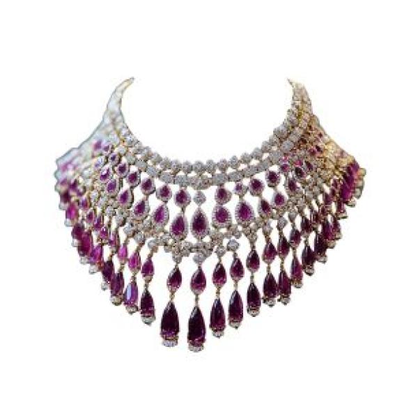 Lustre Line Diamond Necklace