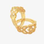 Diamond & White Topaz Ring Set