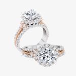 White Diamond Sapphire Amara Ring