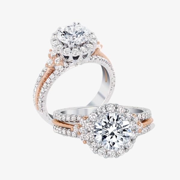 White Diamond Sapphire Amara Ring